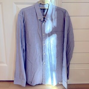 Vince button-down oxford in light purple, size XL